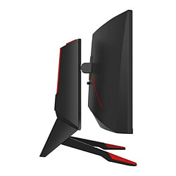 Lc-Power LC-M34-UWQHD-144C Écran PC 34" LED UWQHD 144Hz AMD FreeSync Noir Rouge pas cher