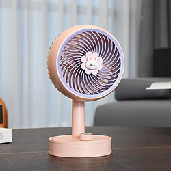 (Rose) Mini Ventilateur Portatif de Conception en Forme de Main Matière Plastique Chargement d'alimentation Usb