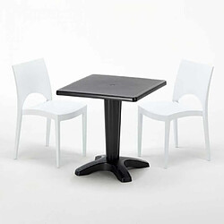 Avis Grand Soleil Table et 2 chaises colorées polypropylen