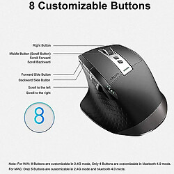 Acheter Universal Souris sans fil Bluetooth à quatre périphériques Connectez des souris