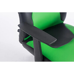 Avis Decoshop26 Fauteuil chaise de bureau pour enfant en synthétique vert hauteur réglable BUR10181