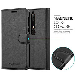 Cadorabo Coque Nokia 6,1 Etui en Noir