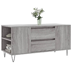 Avis Maison Chic Tabls basse,Table Console pour salon sonoma gris 102x44,5x50 cm bois d'ingénierie -MN10081