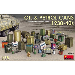 Mini Art Oil & Petrol Cans 1930-40s - Décor Modélisme