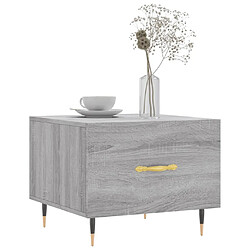 Avis Maison Chic Table basse,Table Console Table d'appoint, Table pour salon Sonoma gris 50x50x40 cm Bois d'ingénierie -MN52231