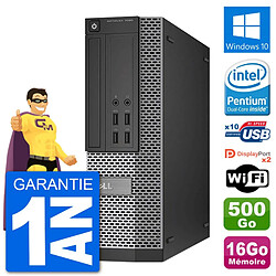 PC Dell OptiPlex 7020 SFF Intel G3220 RAM 16Go Disque Dur 500Go Windows 10 Wifi - Occasion