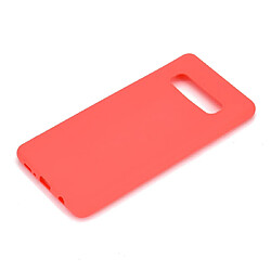 Avis Wewoo Coque Souple TPU Candy Color pour Samsung Galaxy S10 rouge