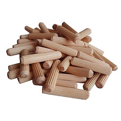 Avis 200pcs Bois Goujon Armoire Tiroir Rond Cannelé Bois Artisanat Goupilles Goupilles Tiges