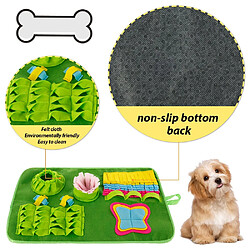 Universal Tapis de nez pour chien Tapis d'entraînement pour nez Tapis de distributeur de nourriture Puzzle Matériel lent Jouet interactif Relâchement de stress Tapis d'alimentation pas cher