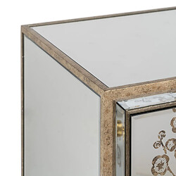 Acheter BigBuy Home Buffet CHLOE Doré Miroir Verre Bois MDF 80 x 40 x 108 cm