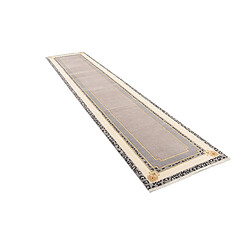 Vidal Tapis de couloir en laine 399x84 beige Darya