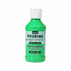 Pebeo Peinture pouring acrylique brillante - Vert lumière - 118 ml