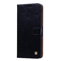 Wewoo Etui à rabat horizontal en cuir de texture Business Style Oil Wax pour Galaxy J4 +, avec support