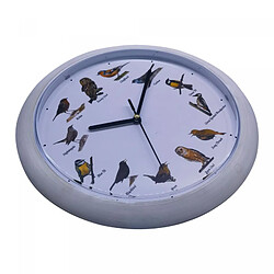 Horloge chant d'oiseau Blanc Herzberg HG03725 pas cher