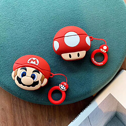 GUPBOO Airpods Coque Housse Étui Protecteur Compatible pour AirPods Pro-mignon dessin animé mario