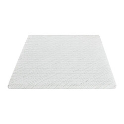 Avis Vente-Unique Surmatelas 160 x 200 cm mémoire de forme coutil bambou ép.5cm - LUFFY de NATUREA