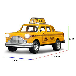 Universal Émulation 1: 36 New York Jaune Taxi Cab Voiture en alliage Moulé sous pression Modèle de voiture Cadeaux Envoyer des jouets pour les enfants Vêtements pour enfants | Jaune Taxi | Modèle de voiture Moulé en métal