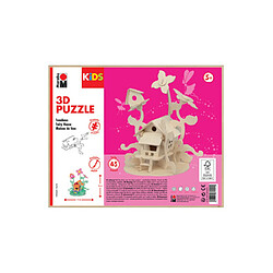 Marabu KiDS Puzzle 3D 'Maison des fées', 43 pièces ()