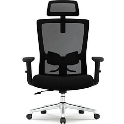 Lexzurn Fauteuil de Bureau Ergonomique et Pliable,Dossier et Assise Haute avec Base de Sécurité en Acier Charge 150KG