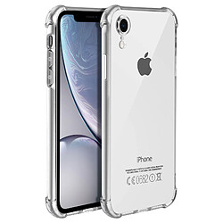 Avizar Coque iPhone XR Protection Souple Silicone gel Angles renforcés - Transparent