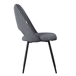 Avis ML-Design Lot de 2 chaises de salle à manger gris fauteuils rembourrées pour salon bureau