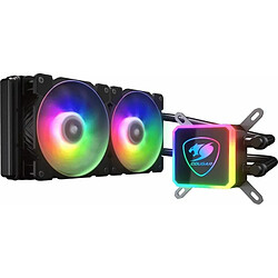 COUGAR AIO Liquid Cooling Aqua 280 ARGB VA140 ARGB Fan x2 + tête de Pompe ARGB + télécommande