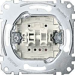 Merten MEG3714-0000 Interrupteur pour volet roulant avec contact supplémentaire et bornes à fiche 10 A AC 250 V