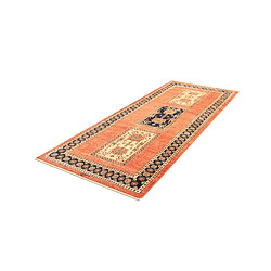 Avis Vidal Tapis de couloir en laine 206x83 rouge Kashkuli