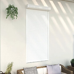 vidaXL Volet roulant aluminium 100x210 cm blanc