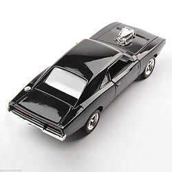 Universal 1/32 Voiture en alliage moulé sous pression Micro Dodge Charger Noir Voiture Jouet W/Light SONT |(Le noir)