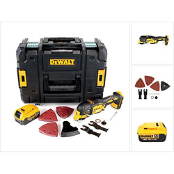 DeWalt DCS355NT Outil oscillant multi-cutter sans fil 18V Brushless + 1x Batterie 4,0Ah + Coffret TSTAK + Accessoires 29 pcs. - sans chargeur