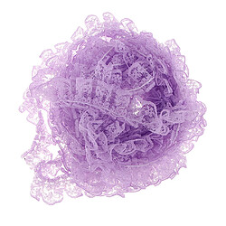 5 mètres diverses couleurs ruban Floral élastique garniture dentelle Handcraft Accessoires Violet pas cher