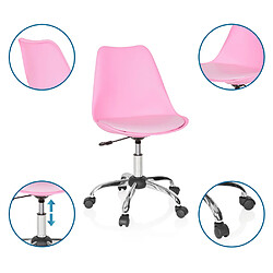 Avis Chaise de bureau / pivotante FANCY PRO rose hjh OFFICE