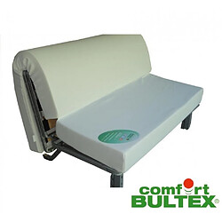 Inside 75 Canapé BZ convertible FLO bleu 160*200cm matelas confort BULTEX inclus