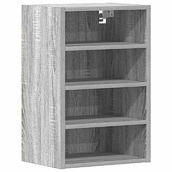 vidaXL Armoire suspendue sonoma gris 40x29,5x60 cm bois d'ingénierie