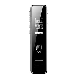 Universal Dictaphone de 16 Go, magnétophone audio en alliage de zinc, mini-stylo portable, réducteur de bruit, longue distance, magnétophone numérique HD |