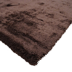 Avis Thedecofactory SAUVAGE - Tapis à poils longs extra-doux marron foncé 160x230