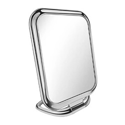 Place de ruban de miroir de support de maquillage de miroir de table de pli de voyage portatif