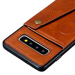 Acheter Universal Étui de protection en cuir pour Galaxy S10 (marron)