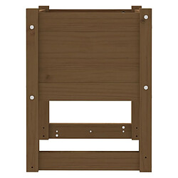 Acheter vidaXL Jardinière Marron miel 40x40x52,5 cm Bois massif de pin