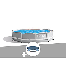 Kit piscine tubulaire Intex Prism Frame ronde 3,05 x 0,76 m + Bâche de protection