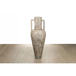 Vase de sol Alexandra House Living Beige Céramique 60 x 165 x 60 cm Avec des poignées