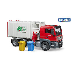 Bruder MAN TGS Camion poubelles avec chargement latéral