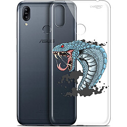 Caseink Coque arrière Asus Zenfone Max (M2) ZB633KL (6.3 ) Gel HD [ Nouvelle Collection - Souple - Antichoc - Imprimé en France] Cobra Draw