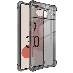 Coque en TPU IMAK transparent, antichoc, airbag quatre coins pour votre Google Pixel 7 5G - transparent noir