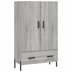 vidaXL Buffet haut sonoma gris 69,5x31x115 cm bois d'ingénierie