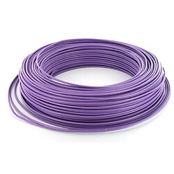 fil rigide - h07vu - 1 x 2.5 mm2 - violet - couronne de 100 mètres