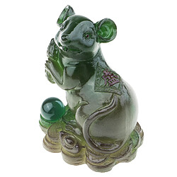 décoloration résine thé mignon zodiaque chinois cérémonie du thé accessoire rat pas cher