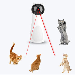 Universal Jouet de chat automatique réglable Intelligent interactif Caractéristiques LED Laser Amusant Jouet de divertissement pour chaton de compagnie électronique | Jouets de chat