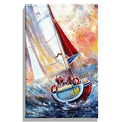 EPIKASA Impression sur Toile Mer 7, Multicouleur, Polyester, 45x3x70 cm